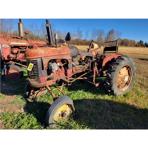 Massey-Harris pony tractor, no visible model #, SN. PCS2593, not running