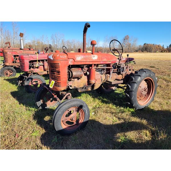 McCormick Farmall Super A tractor c/w rear belt pulley & 540 PTO, not running
