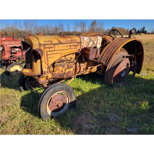 Minneapolis-Moline Model RE tractor c/w 540 PTO, 4 cyl., not running