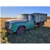 Image 1 : IH B-130 grain truck, 6 cyl. Gas, 5 spd manual trans, approx. 9 ft. box & hoist, SN. 5351-C