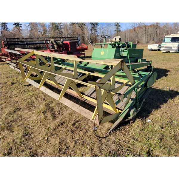 J.D. 800 Swather, approx. 14 ft. swather, gas engine, hasn't run for years