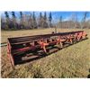 Image 1 : Massey-Ferguson 1859 straight-cut header, approx. 24 ft. c/w batt reel