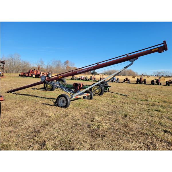 Sakundiak HD7-1000, Approx. 28 ft x 7-inch c/w Kohler 16 Hp motor, needs muffler, gas cap & battery,