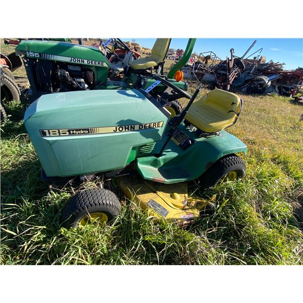 J.D. 185 Hydro Riding Mower c/w Deck