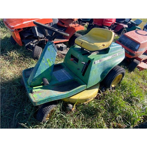 J.D. 68 Riding Mower. AS IS