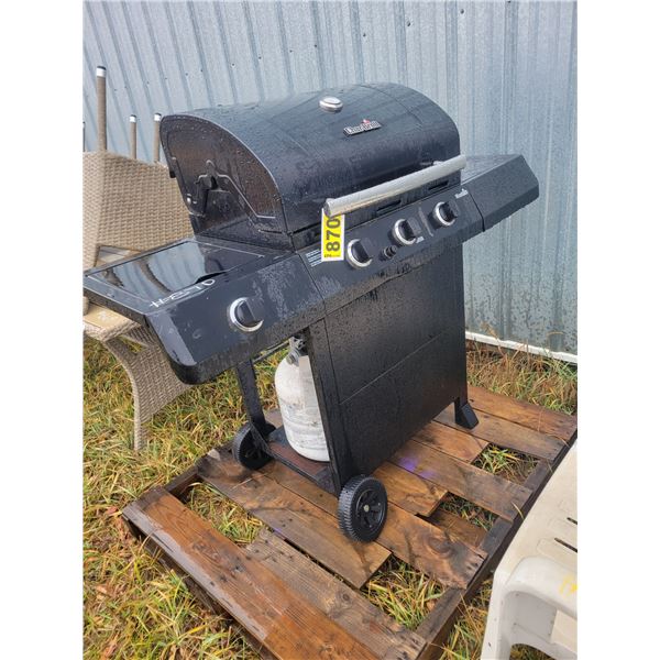 Barbeque c/w 2- propane tanks