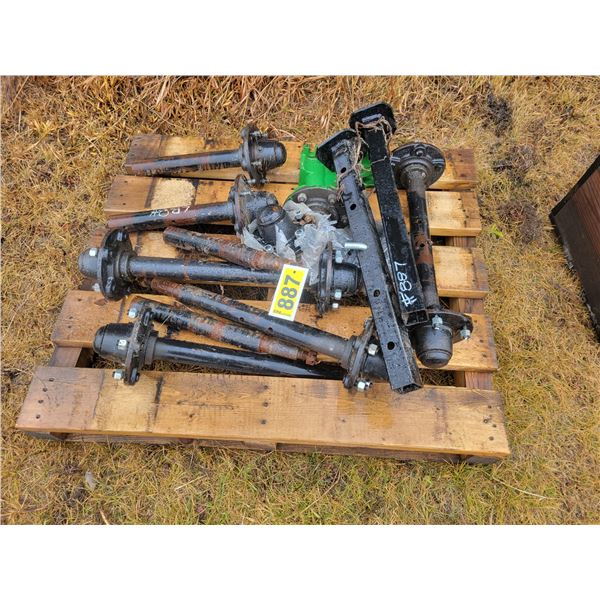Qty of spindles & hubs