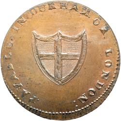 Durham. South Shields. Halfpenny, 1796