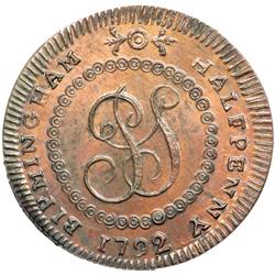 Warwickshire. Birmingham. Halfpenny, 1792