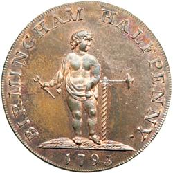 Warwickshire. Birmingham. Halfpenny, 1793