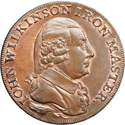Warwickshire. Wilkinson. Halfpenny, 1791