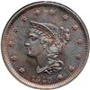 1840 N-12 R2 NGC graded MS65 Brown.