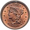 1851 N-43 R5 PCGS graded MS65 Red & Brown.