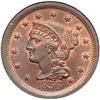 Image 1 : 1856 N-1 R1 NGC graded MS64 RB