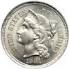 Image 1 : 1881 Nickel 3C PCGS MS64