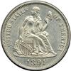 Image 1 : 1891 Liberty Seated 10C