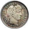 Image 1 : 1892 Barber 10C PCGS MS65