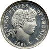 Image 1 : 1894 Barber 10C NGC Proof 67