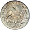 Image 2 : 1853 Liberty Seated 50C. Arrows & Rays PCGS MS63