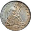 1853 Liberty Seated 50C. Arrows & Rays PCGS AU58 CAC