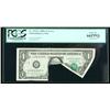 Image 1 : 1988-A, $1 Federal Reserve Note. Printed Tear. PCGS Gem