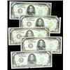 Image 1 : Group of five 1934 and 1934-A $1000.00 Notes