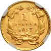Image 2 : 1857 $1 Gold Indian NGC MS61