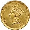 Image 1 : 1862 $1 Gold Indian