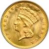 Image 1 : 1873 $1 Gold Indian. Open 3 PCGS MS64