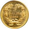 Image 2 : 1882 $3 Gold