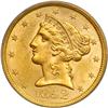 Image 1 : 1852 $5 Liberty PCGS MS62