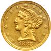Image 1 : 1868 $5 Liberty NGC AU58