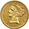 Image 1 : 1873 $5 Liberty. Open 3 NGC AU58