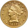 Image 1 : 1893 $10 Liberty PCGS MS61