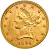 Image 1 : 1894 $10 NGC graded MS62