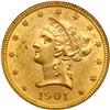 Image 1 : 1901 $10 NGC graded MS62