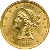 Image 1 : 1907 $10 Liberty NGC graded MS62