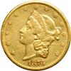 Image 1 : 1876-CC $20 Liberty VF30