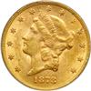 Image 1 : 1878 $20 Liberty PCGS graded Genuine