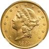 Image 1 : 1895 $20 Liberty NGC graded MS62