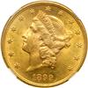 Image 1 : 1899-S $20 Liberty NGC Unc Details Imp. Cleaned