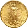 Image 1 : 1908 $20 St. Gaudens. No Motto NGC MS61