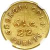 Image 1 : Christopher Bechtler, $2.50 GEORGIA, 64 gr. 22 carats -