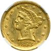 Image 1 : 1853-D $5 Liberty NGC MS61