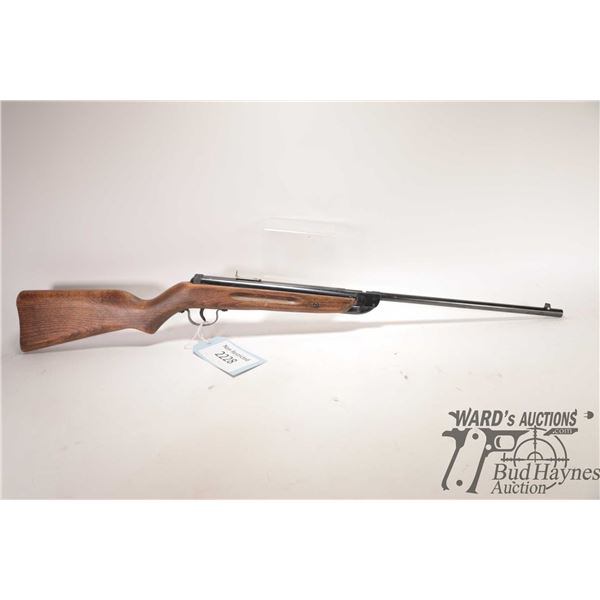 Non-Restricted air rifle Diana model 25, .177 cal Single shot hinge break, w/ bbl length 16" [Blued 