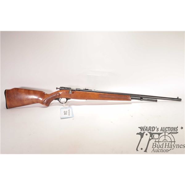 Non-Restricted rifle Cooey model 600, .22 S, L & LR bolt action, w/ bbl length 24" [Blued finish. Fi