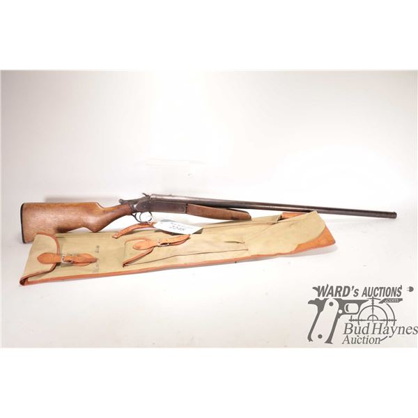 Non-Restricted shotgun EXCEL 12 ga. 2 3/4" Single shot hinge break, w/ bbl length 29" [Choked markin