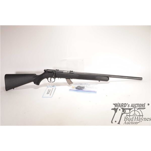 Non-Restricted rifle Savage model MK II, .22 LR bolt action, w/ bbl length 21" [Black satin finish o