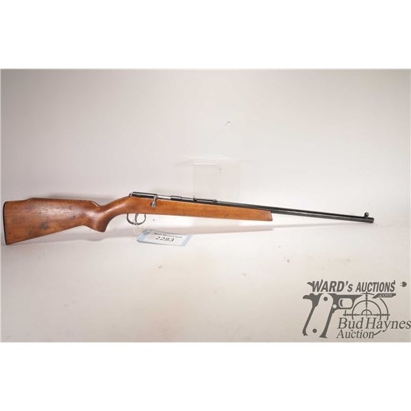 Non-Restricted rifle Anschutz/ CIL model 111, 22 S, L, LR Single shot bolt action, w/ bbl length 21 