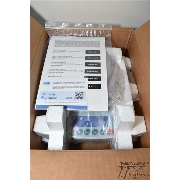 A&D Company model FX1201-EX digital scale, new in box